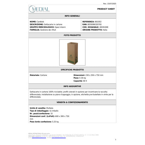 medial-gettacarte-raccolta-differenziata-cardbob-cartone-60l-801002
