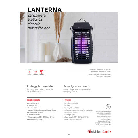 melchioni-family-zanzariera-elettrica-uv-led-appendibile-interno-copertura-50-mq-nero-20w-118620070