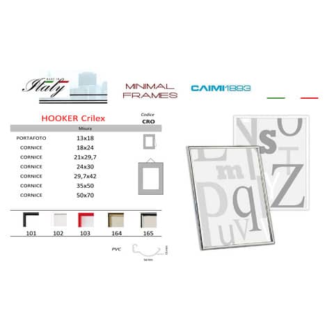 methodo-cornice-hooker-crilex-parete-a4-nero-k980101