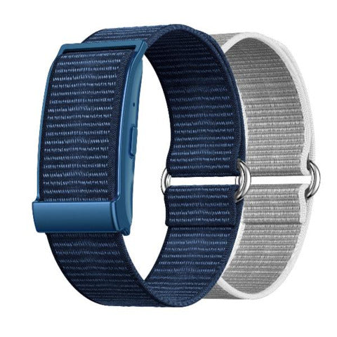 nilox-braccialetto-fitness-screenless-monitoraggio-salute-ip68-doppio-cinturino-blu-grigio-