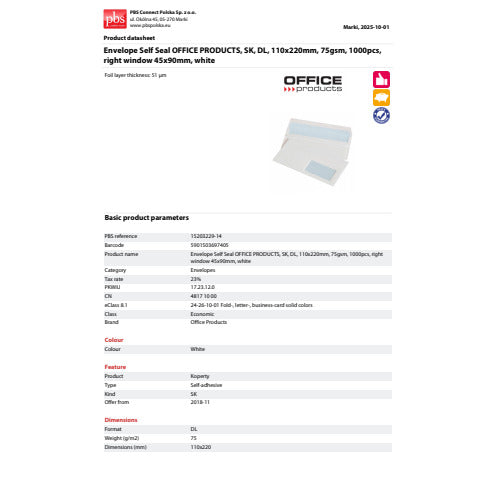 office-products-buste-autoadesive-75-g-mq-bianco-11x22-cm-finestra-conf-1000-pz-15203229-14