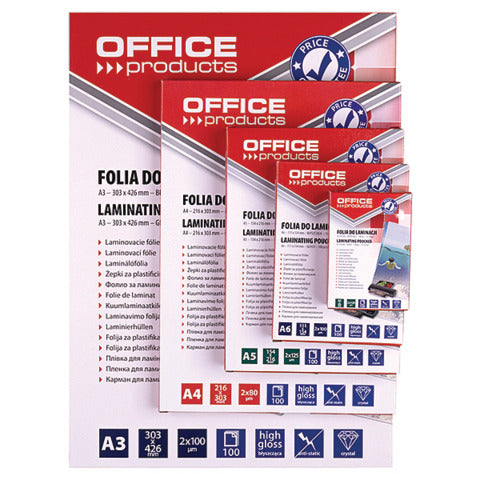 office-products-pouches-plastificatrici-2x125-m-finitura-lucida-a4-conf-100-pezzi-20325435-90