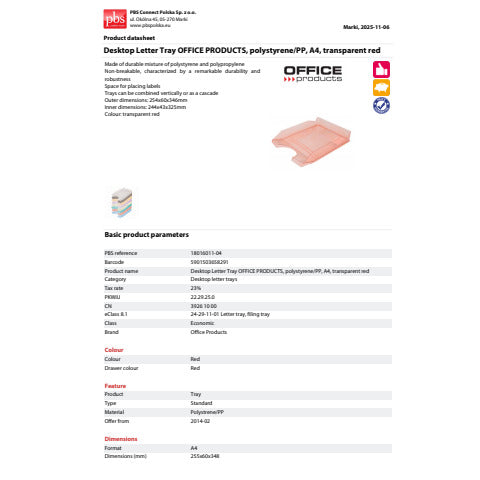 office-products-vaschetta-portacorrispondenza-scrivania-pp-a4-trasparente-rosso-18016011-04