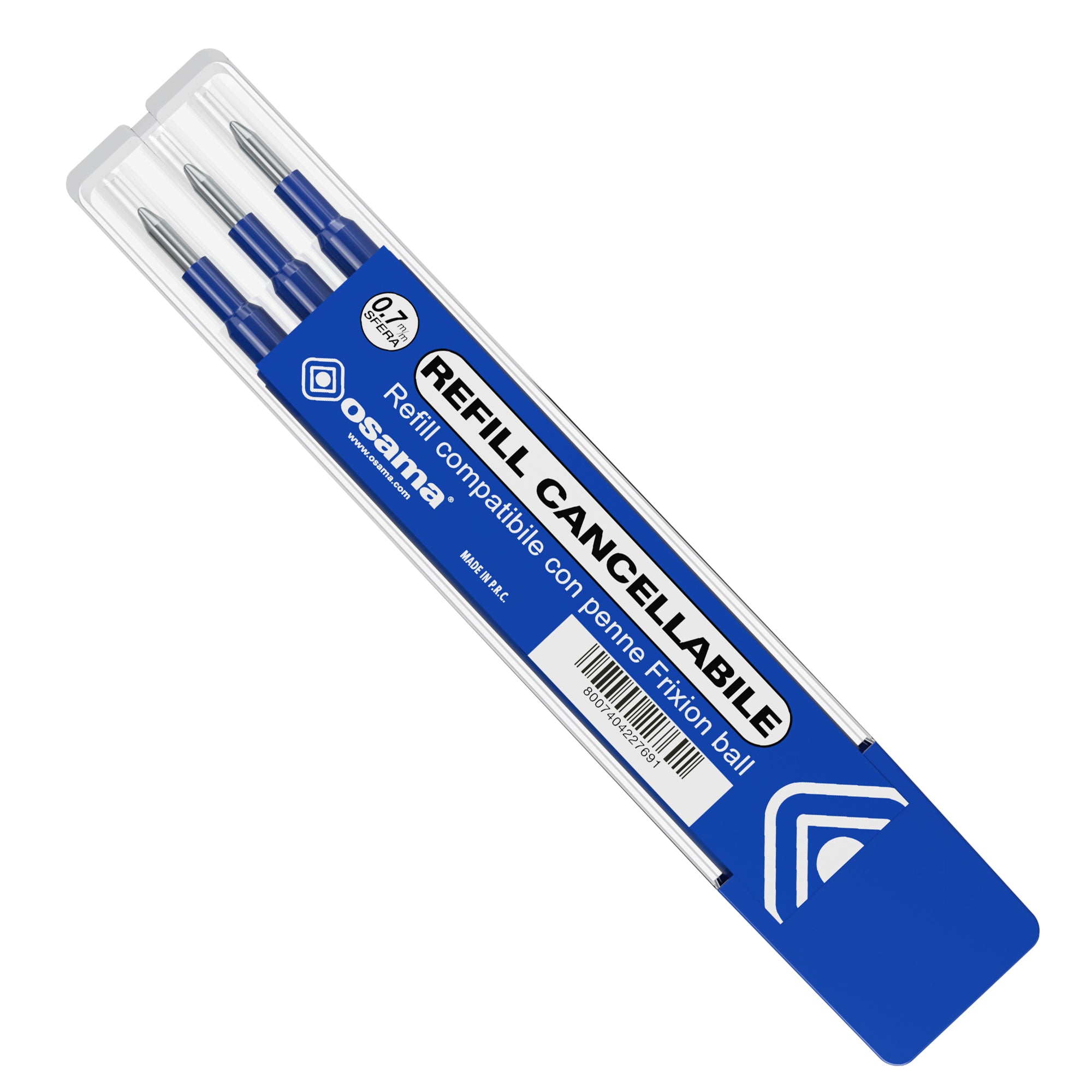 osama-set-3-refill-inchiostro-gel-riscrivi-cancellabile-0-7mm-blu