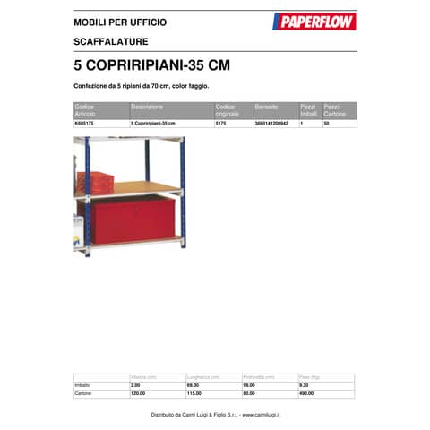paperflow-set-5-ripiani-truciolato-68x100cm-scaffale-rangeco