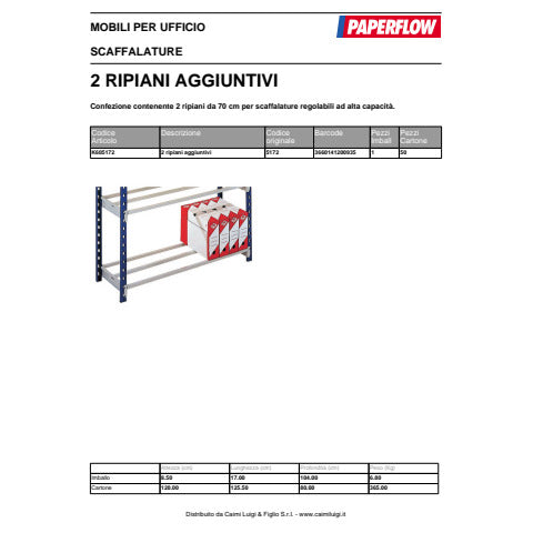 paperflow-staffe-aggiuntive-scaffalatura-incastro-rangeco-grigio-70-cm-conf-2-pezzi-k605172