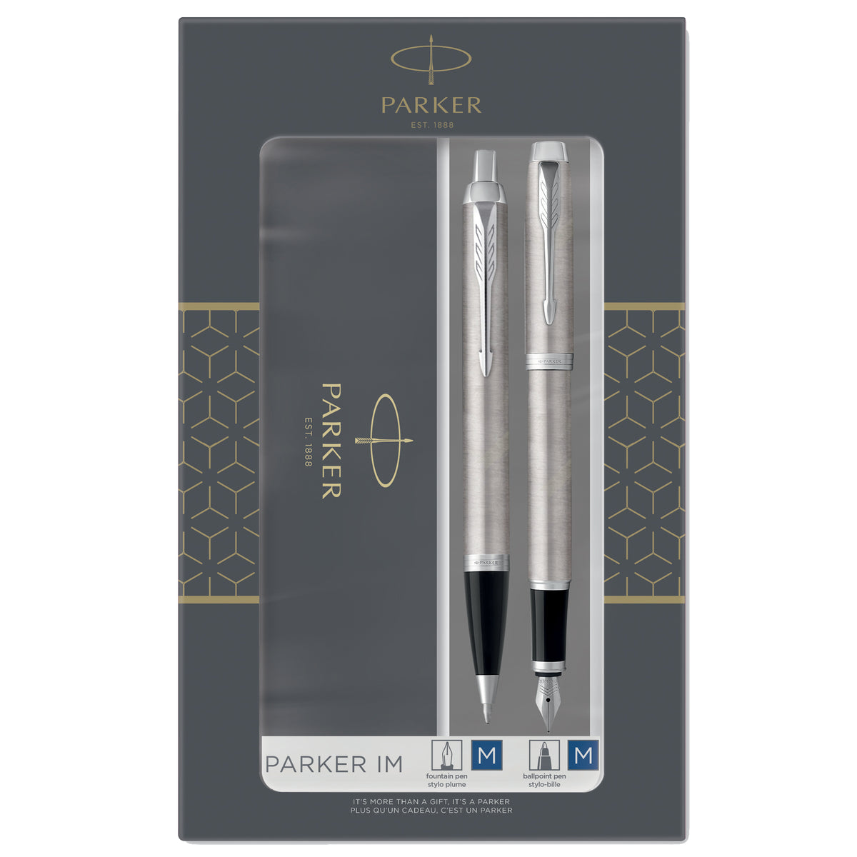 parker-gift-set-duo-im-stainless-steel-sfera-stilografica