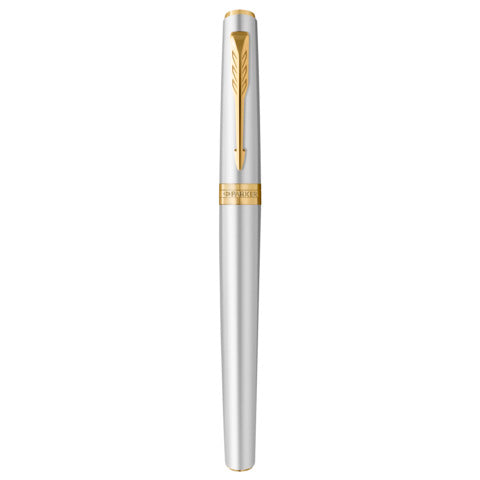 parker-penna-stilografica-meridian-cromata-finiture-oro-pennino-medio-inchiostro-blu-confezione-regalo