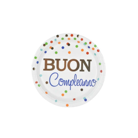 party-go-piatti-carta-buon-compleanno-pois-colorati-18-cm-conf-8-pz-ai0334