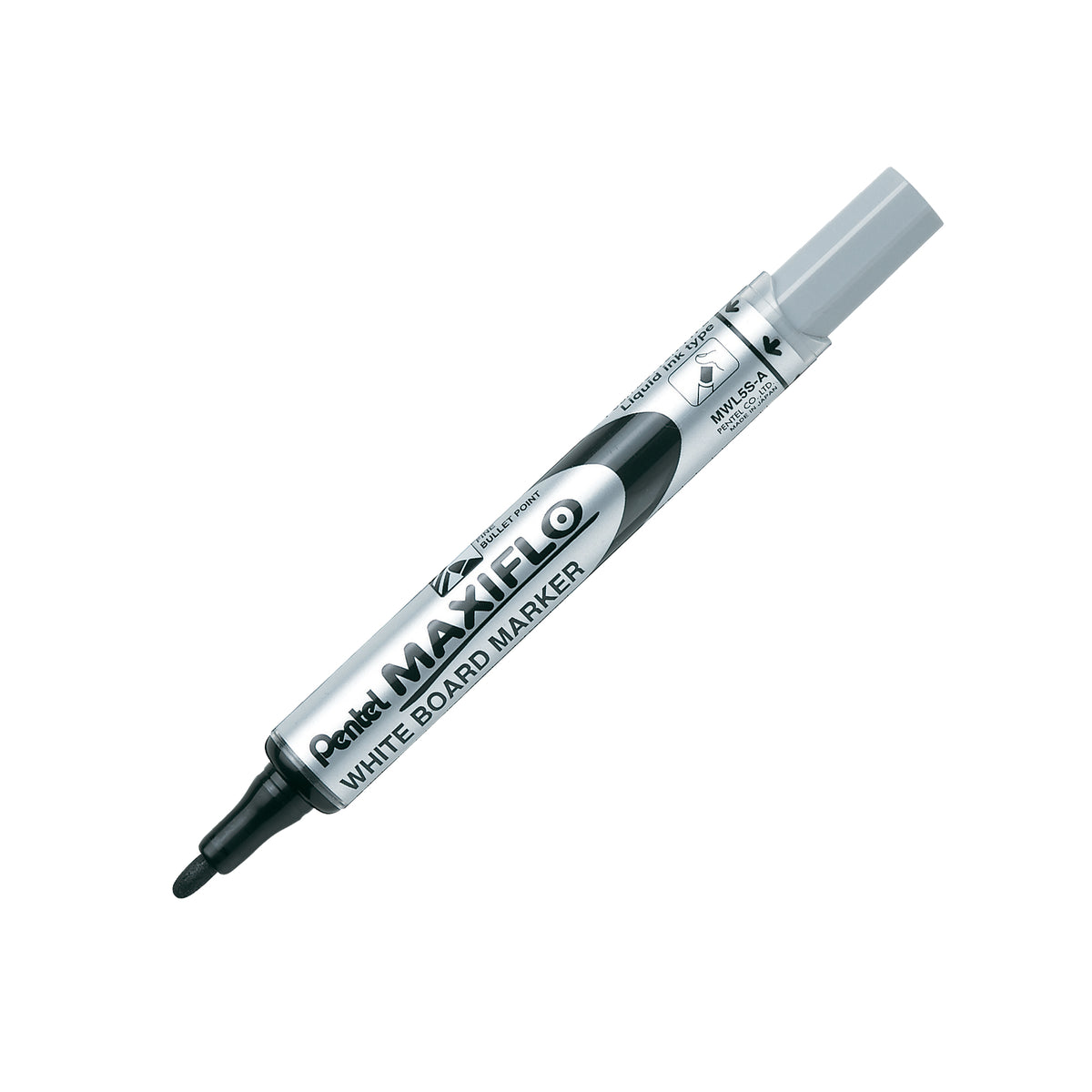 pentel-marcatore-lavagne-punta-conica-4mm-nero-maxiflo