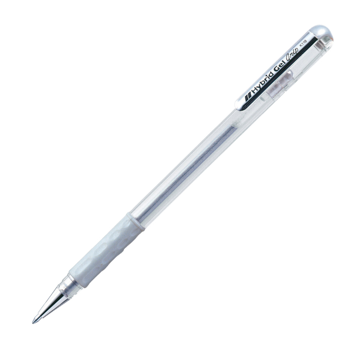 pentel-roller-gel-hybrid-grip-0-8mm-metallic-k118-argento