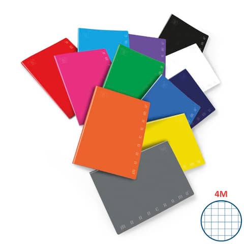 pigna-quaderno-40-fogli-monocromo-a5-4mm-assortiti-0221778-7