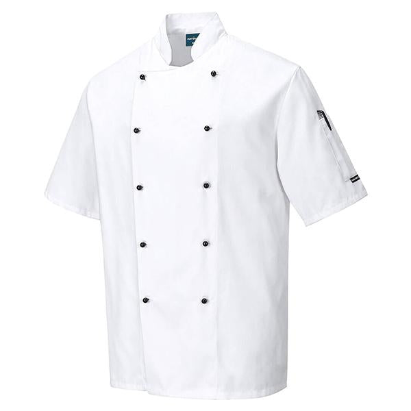 portwest-giacca-cuoco-kent-maniche-corte-tg-l-bianco