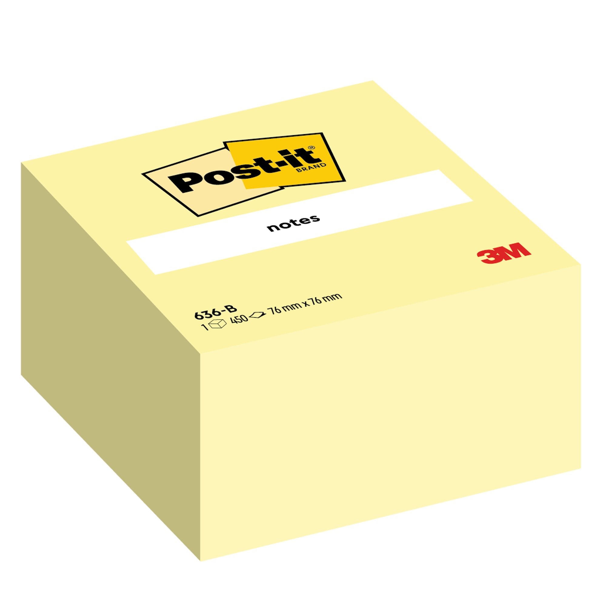post-it-blocco-cubo-450fg-giallo-canary-76x76mm-636-b