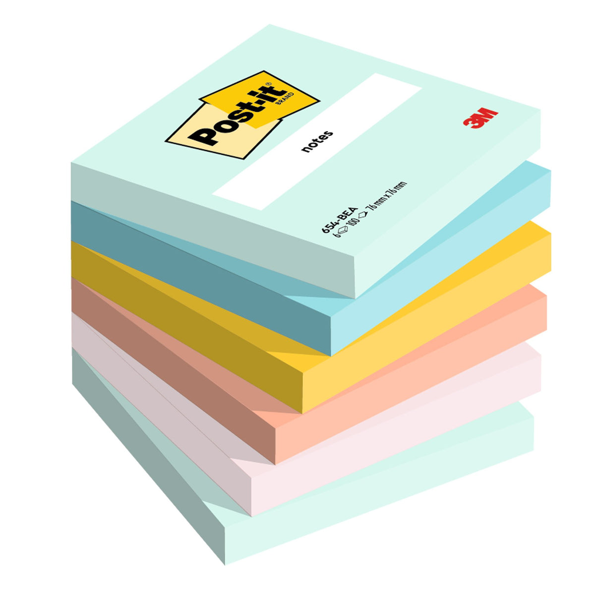 post-it-cf-6pz-blocco-100fg-super-sticky-76x76mm-654-bea-beachside