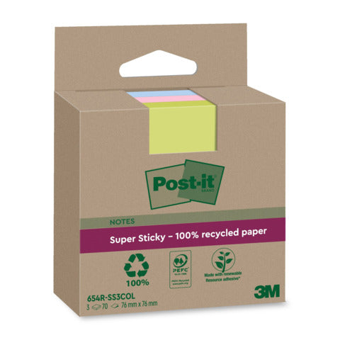 post-it-foglietti-riposizionabili-post-itsuper-sticky-carta-riciclata-100-assortiti-76x76-mm-3-blocchetti-70-ff