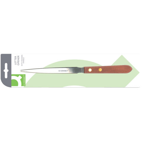 q-connect-apribuste-tagliacarte-acciaio-legno-21-5-cm-kf03985