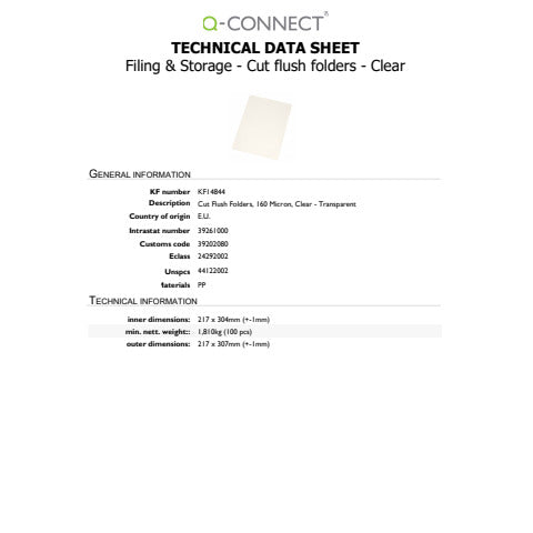 q-connect-cartellina-l-ppl-a4-trasparente-liscio-160-my-conf-100-kf14844