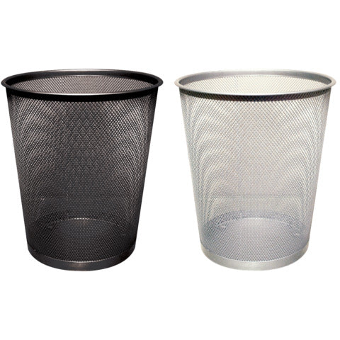 q-connect-cestino-metallo-19-l-h-34-5-cm-x-diametro-29-5-cm-argento-kf00849