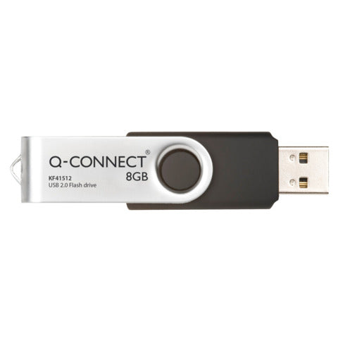 q-connect-chiavetta-usb-high-speed-2-0-nero-8-gb-cappuccio-protezione-kf41512