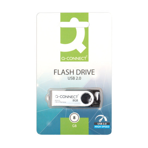 q-connect-chiavetta-usb-high-speed-2-0-nero-8-gb-cappuccio-protezione-kf41512