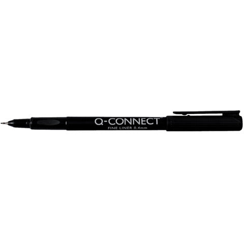 q-connect-fineliner-0-4-mm-nero-conf-10-pezzi-kf25007