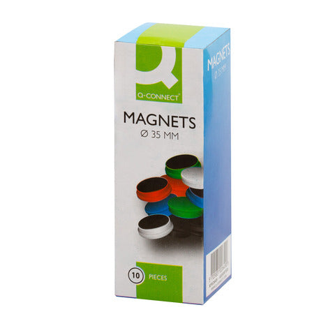q-connect-magneti-lavagne-bianche-35-mm-verde-conf-10-pz-kf02647