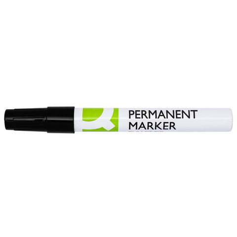 q-connect-marcatore-permanente-fusto-alluminio-punta-conica-4-mm-nero-kf11708