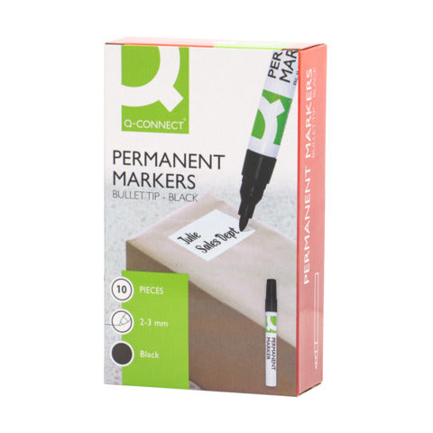 q-connect-marcatore-permanente-fusto-alluminio-punta-conica-4-mm-nero-kf11708
