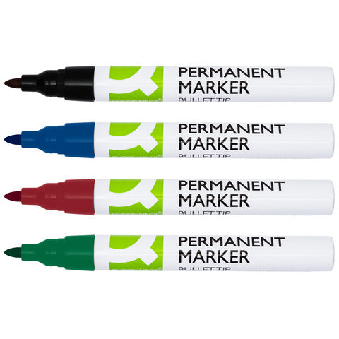 q-connect-marcatore-permanente-fusto-alluminio-punta-conica-4-mm-verde-kf11711