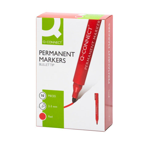 q-connect-marcatore-permanente-punta-tonda-2-3-mm-rosso-kf26047