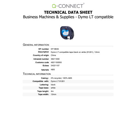 q-connect-nastro-etichettatrice-compatibile-dymo-letratag-plastica-nero-bianco-12-mm-x-4-m-kf18835