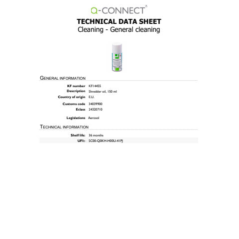 q-connect-olio-distruggidocumenti-aerosol-150-ml-kf14455