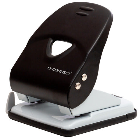 q-connect-perforatore-due-fori-40-fogli-nero-kf14221
