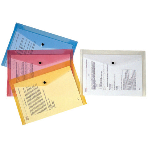 q-connect-portadocumenti-bottone-a4-ppl-blu-kf03596