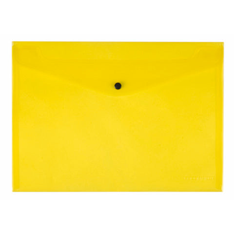 q-connect-portadocumenti-bottone-a4-ppl-giallo-kf03595