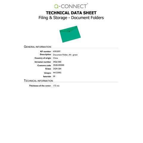 q-connect-portadocumenti-bottone-a4-ppl-verde-kf03597