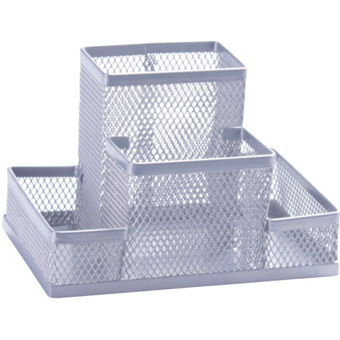 q-connect-portaoggetti-10-3x10x15-3-cm-argento-piccolo-4-scomparti-kf15113