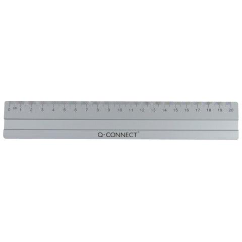 q-connect-righello-alluminio-argento-20-cm-kf03677
