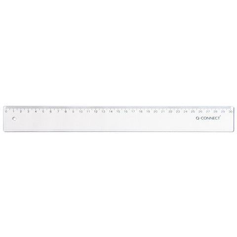 q-connect-righello-trasparente-30-cm-kf00587