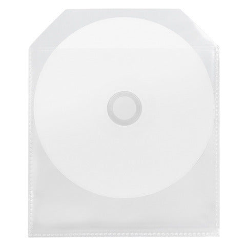 q-connect-tasca-cd-dvd-polipropilene-120my-senza-foratura-lembo-chiusura-conf-50-pezzi-kf02207