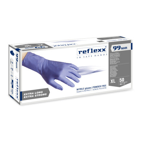 reflexx-guanti-monouso-nitrile-senza-polvere-uso-medicale-ambidestri-tg-xl-dpi-cat-iii-conf-50-pz-r99-xl