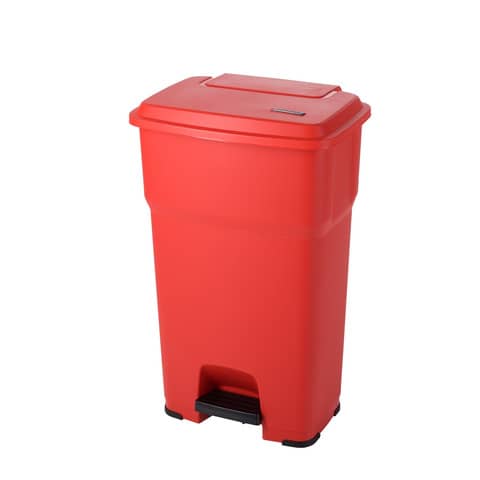 rotho-cestino-gettacarte-hera-85-l-pedale-coperchio-rosso-f800072