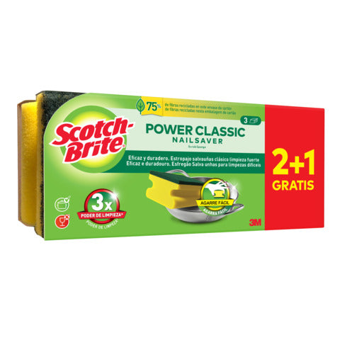 scotch-brite-spugna-salva-unghie-scotch-brite-power-classic-nailsaver-conf-21-omaggio-48x90x201-mm-7100309866