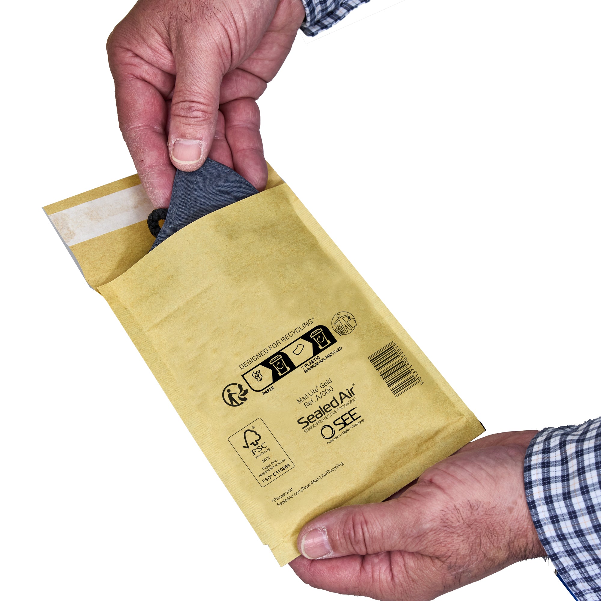 sealed-air-10-buste-imbottite-gold-k-35x47cm-utile-avana-mail-lite