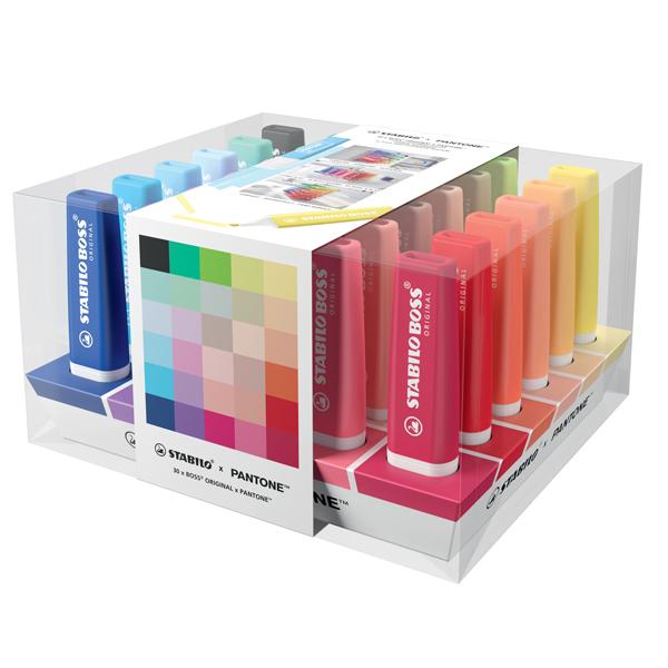 stabilo-deskset-30-evidenziatori-boss-pantone