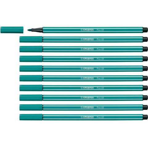 stabilo-pennarelli-pen-68-tratto-1-mm-blu-turchese-68-51