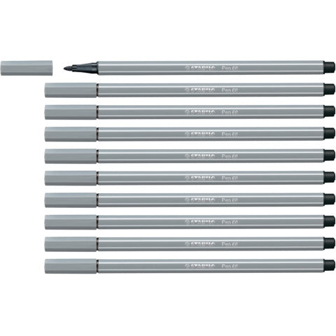 stabilo-pennarelli-pen-68-tratto-1-mm-grigio-freddo-medio-68-95