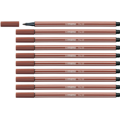 stabilo-pennarelli-pen-68-tratto-1-mm-terra-siena-68-75