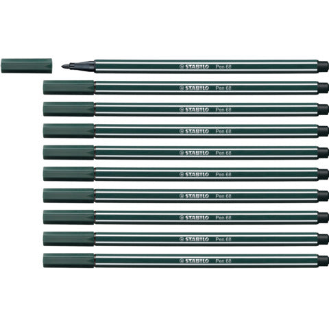 stabilo-pennarelli-pen-68-tratto-1-mm-verde-terra-68-63